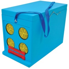 Ящик Дадан для транспортировки пчел 6-рамочный, крашеный